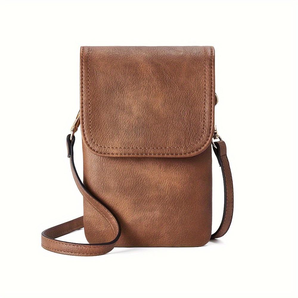 Women's Crossbody Bag, Phone Holder, Wallet, Small Square Shoulder Bag with Adjustable Shoulder Strap, Suitable for Everyday Wear and Commuting.