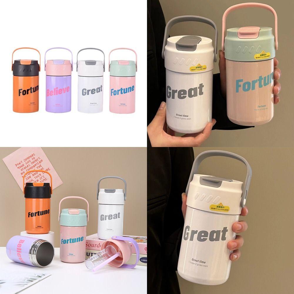 

Detachable tea bin Vacuum Insulated Bottle 500ml Drinking Cup for Student Kids 500ml-grey
