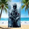 1Pc Future Soldier Armor Beach Towel Quick Dry Multiuse For Beach Pool Gym Yoga Home Travel Christmas Halloween Xmas Gift G1146