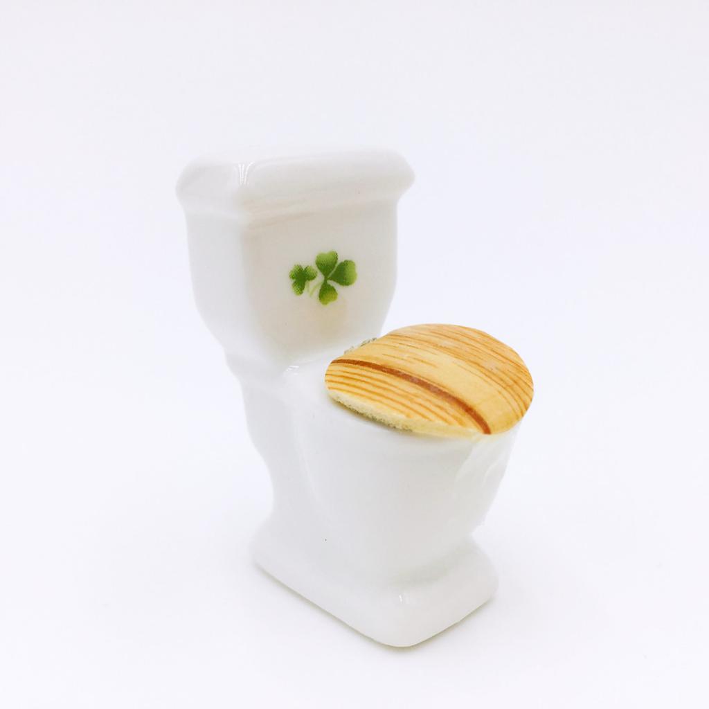 1/12 Dollhouse Miniature Porcelain Bathroom Set Ceramic