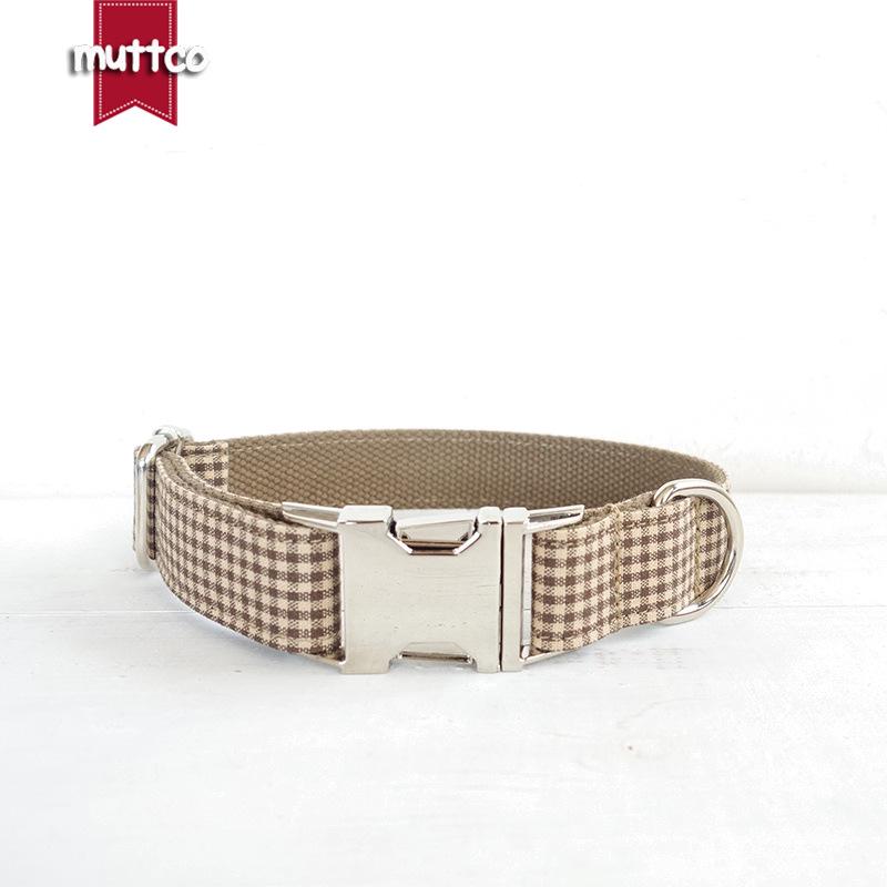 Teddy Dog Collar & Leash Set with Tear-Resistant Bow Tie UDC-072