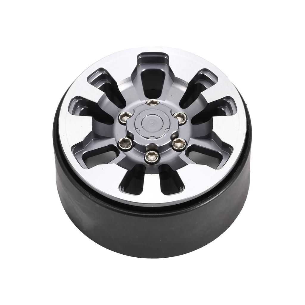 Metal Wheel   Beadlock Wheel  s Hub 4pcs Compatible with   SCX10 90046    4   D90 RC Car