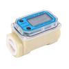 Compact, high-precision digital turbine flowmeter. Displays instantaneous and cumulative flow rates. Measures a wide range of fluids, including diesel