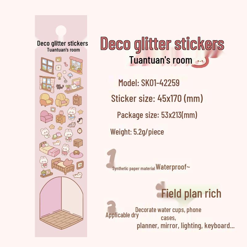 Muzili Deco Dot Stickers - Little Nose Ga - M5 Journal Decoration