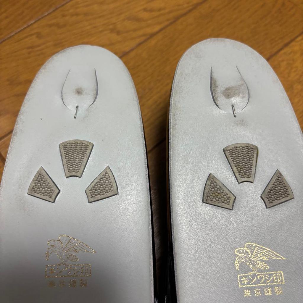 Used Mercari city limited!Kinwashi Honpo Zori Sandals Kinwashi Seal Navy Blue Top Grade Masterpiece Ajiro