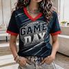Women's Football Fan Shirt for Day Cheering and Support at the Stadium