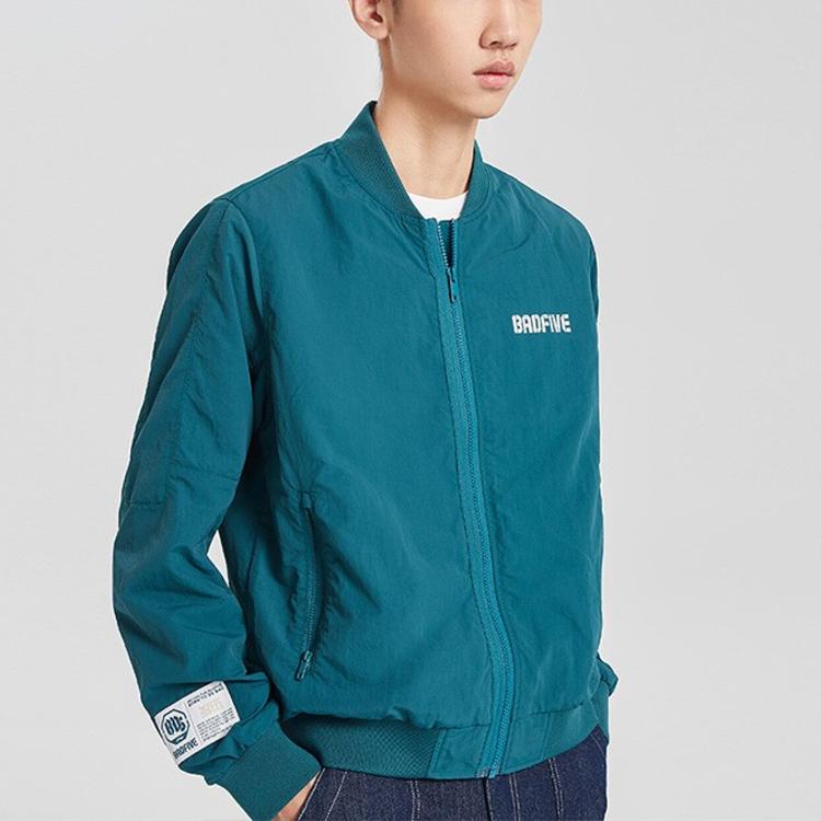 Li Ning Badfive Basketball Series Sports Jacket Men Jacket Ocean-Blue AJDQ359-2