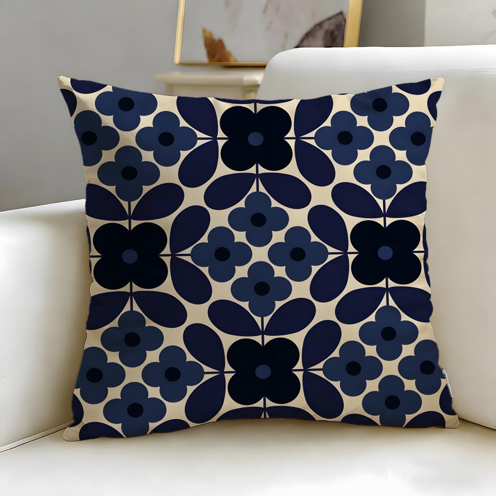 classic brand Orla Kiely Cushion Cover Soft & Easy-Wash Pillow Case – Versatile for Couch, Bed, Travel and Office