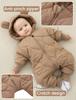 Maeau Newborn Baby Girl Romper for Fall and Baby Outdoor Cold Weather Long Bear Baby Light Size 73 Winter, Coat, One-Piece, Coverall, Sleeve, Design,