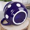 Jumbo Ceramic Mug Orion Blue Polka Dot 850ml