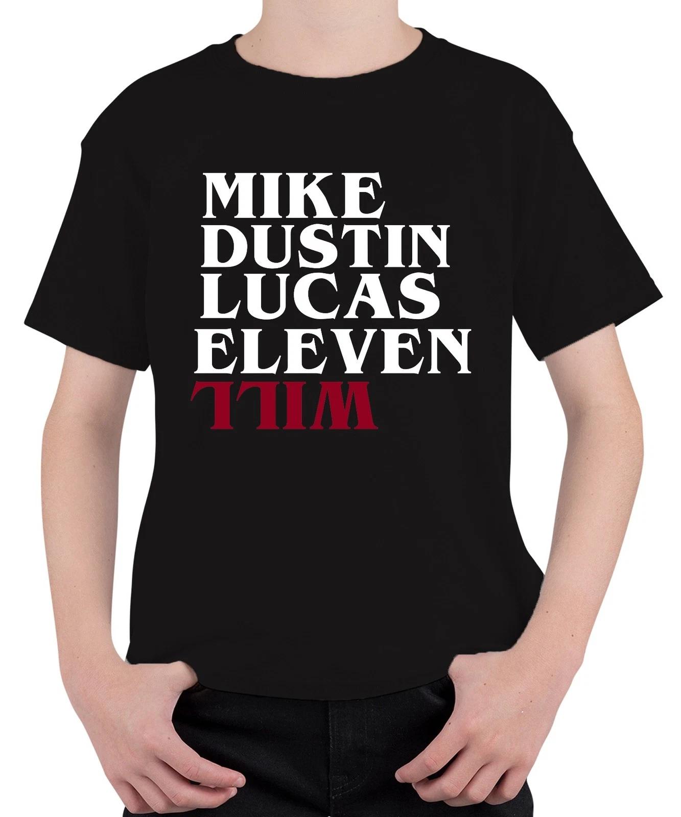 

Eleven Mike Dustin Lucas Tim Series Fan Gift Retro Unisex Kids T-Shirt- S