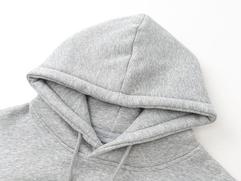 Unisex Mikina s kapucí a vyšívaným nápisem - Volná bunda na zip pro páry a studenty