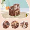 Resin Owl Planter Pot Flowerpot Decorative Cute Creative Small Bonsai Ornament for Outdoor