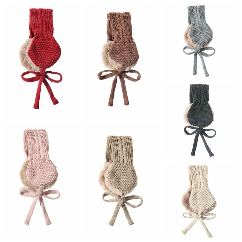 Headband Winter Thickened Earmuffs Foldable Outdoor Anti-cold Earflap Soft Plush Ear Cover Chidren