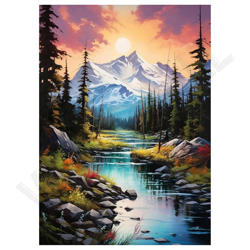 5D Diy Diamond Paintings Kits New 2025 Accessories 30x40 cm Wall Art Diamond Art Painting Kits Embroidery Full Crystal Mosaic