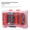 35Pcs Screwdriver Bit Hexagonal Shank Electric Drill Bit Set Screw Drill Head Power Countersink Drill Bit Attachment