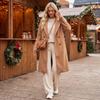 Women's Snowflake Knit Sweater with Neck and Long Sleeve Pullover Top