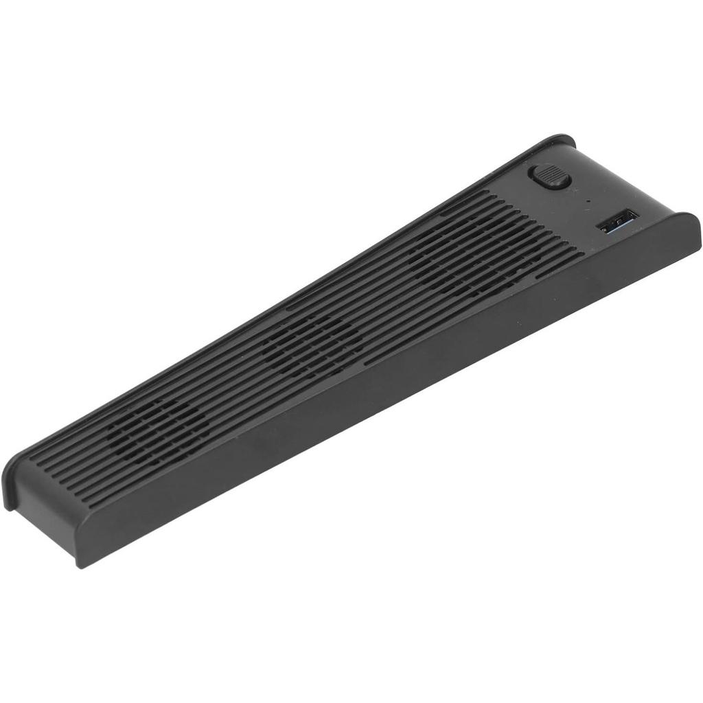 Cooling Fan, External USB Cooler 3 Fans Game Console Mini Cooling System with Extra USB Port for Sony Playstation5 Digital Edition&Ultra HD Console