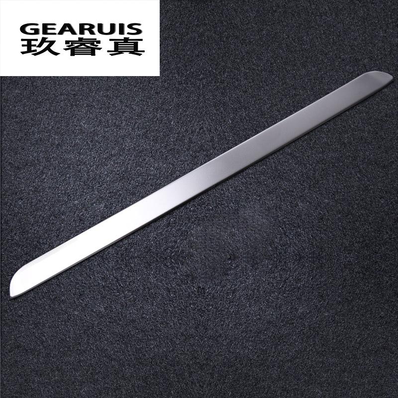 Car Styling Copilot Storage Box Decoration Trim Stickers Glove Covers For Mercedes Benz GLC X253 Class Auto Interior