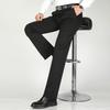 Fengmao Herren Business Casual Elastische Gerade Hosen