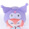SEGA FAVE SONIC & FRIENDS Sanrio Characters Plush Toy M Knuckles X Kuromi
