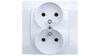 Karo Double Socket White Gp-2Sz/00