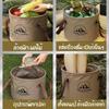 Durable Multi-functional Portable Waterproof Collapsible Sink Bucket Travel Basin Camping Hiking Tools Storage Bucket 10L