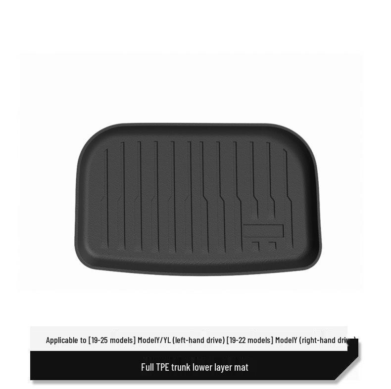 Tesla Model Y/6-Seater TPE Floor Mats: Full Coverage Interior Modification.