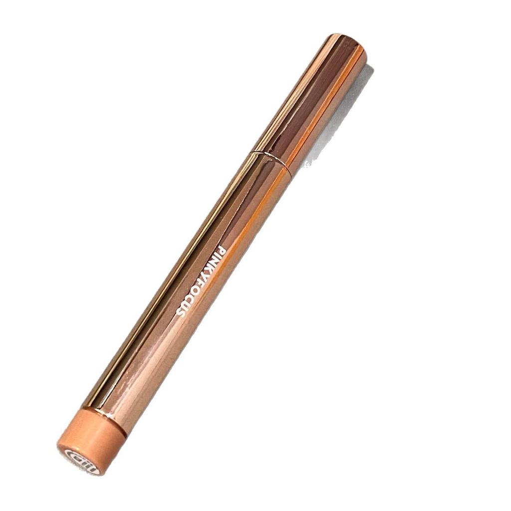 PINKYFOCUS 3D Aegyo Sal Micro-Shimmer Stick: Matte Pearl Highlight and Brightening Eyeshadow.