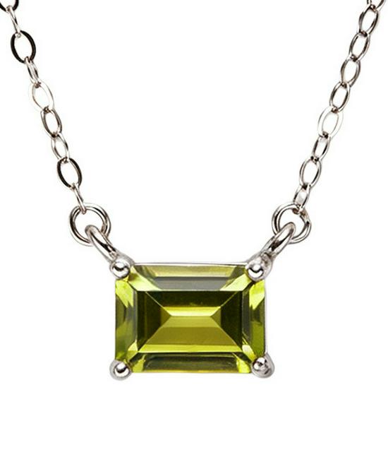 S925 Sterling Silver Necklace with Amethyst, Citrine, Peridot, Topaz, and Garnet Gemstones