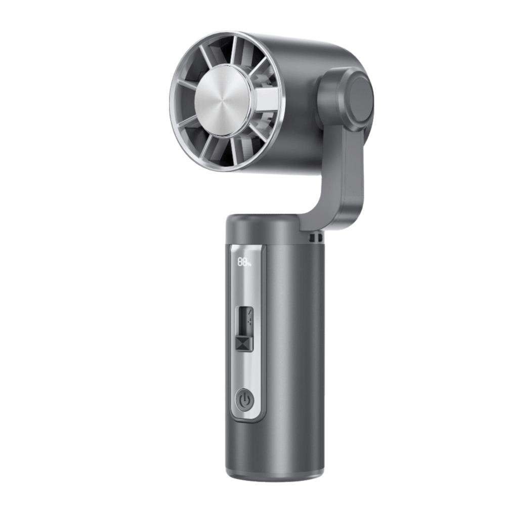 Powerful Wind Portable Cooling Fan Quiet Operation USB Rechargeable Fan for 5W/3000mAh Personal Use