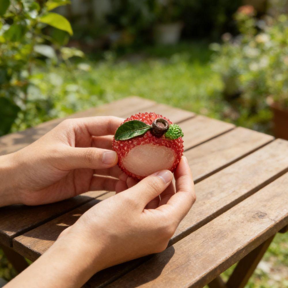 Resin Fruit Aromatherapy Stove Home Ornaments Mini Incense Burner Litchi Incense Burner  Indoor