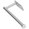 34cm Toilet Paper Holder Large Self Adhesive Wall Mounted Stainless Steel Tissue Stand for Bathroom Kitchen