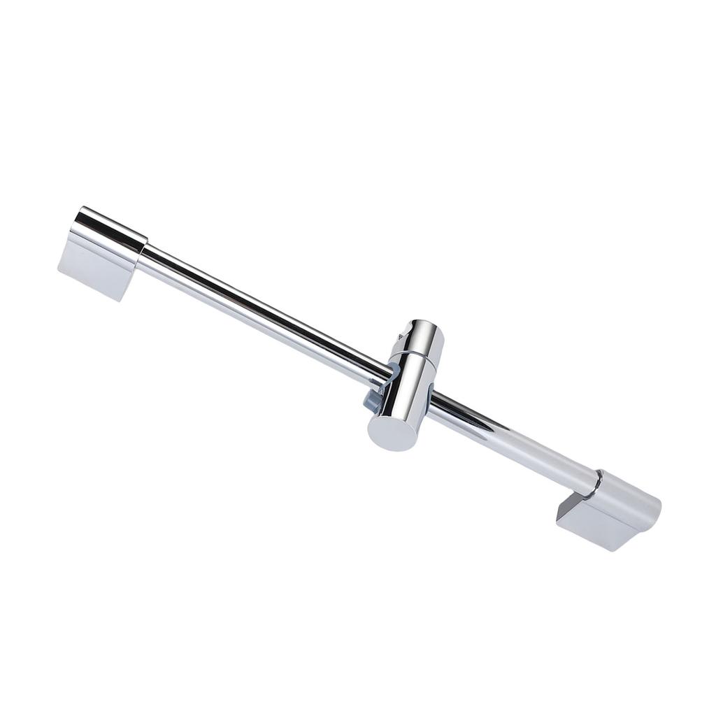 Dusch-Schiebestange Rund Metall Handbrause Schiebestange mit Verstellbarem Duschkopfhalter für Badezimmer 40cm