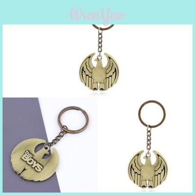 The Boys Keychain With Eagle Emblem Zinc Alloy Keyring For Collectors And Fans