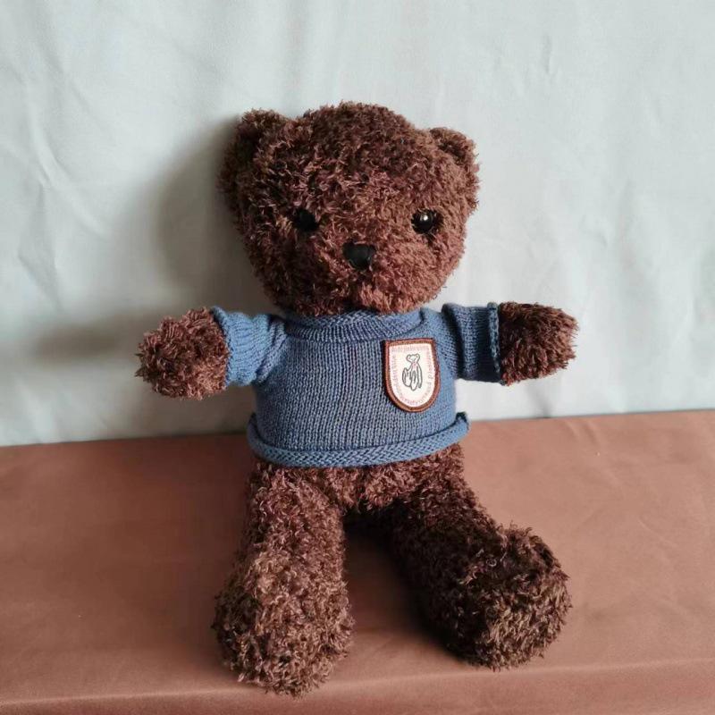 Cute Plush Panda Teddy Bear Doll In Clothes - Small Children's Gift Toy