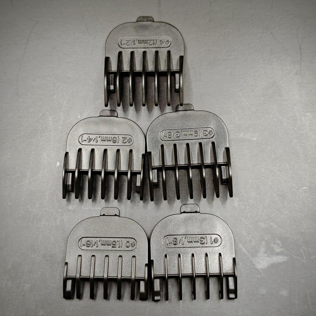 5PC Snap on Guide Comb Set (0# 1# 2# 3# 4#) Replacement For Remington PG4000 PG5000 PG6000 PG6110 PG6111 PG6130 PG6137 PG6150 PG6154