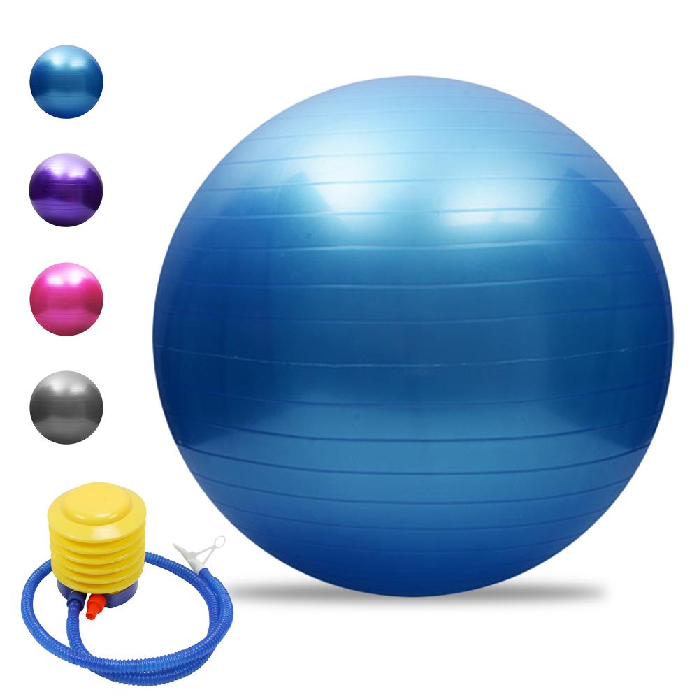 Anti-Platz-Yoga-Ball Verdickter Stabilitäts-Balance-Ball Pilates Barre Körperliche Fitness Übungsball 45CM / 55CM / 65CM / 75CM Geschenk Luftpumpe