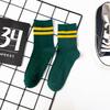10 Pairs of Men's Autumn and Winter Business Leisure Versatile Classic Smoke A Parallel Bar Sweat Absorber Deodorant Tube Socks