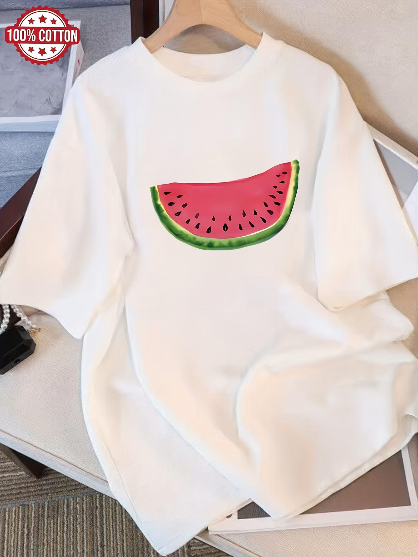 

Trendy summer cotton loose round neck versatile women s clothing comfortable casual T-shirt youthful and trendy vitality 4XL