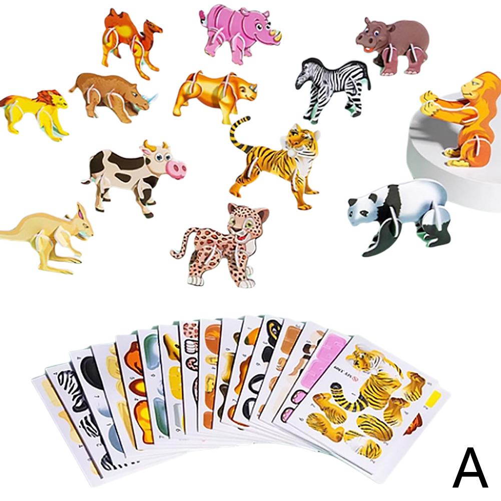 Детская бумажная 3D трехмерная головоломка с насекомыми — фото 6