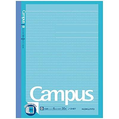 KOKUYO Campus Notebook for Pasting Medium Horizontal Ruled 30 Purchase Set of 5 Prints, (with Dots), B-ruled Sheets, No-3HBT [Bulk Books]
