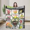 Spiel P-Plants-vs-Zombie Flanelldecken Superweiche Bettdecken Überwürfe für Camping im Freien Neuheit Tagesdecke Sofabettbezug