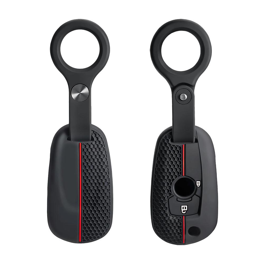 Silicone Key Case Remote Skin Car Key Cover For Opel Vauxhall Astra K Corsa E - 2 Button Key Holder Keychain Accessories