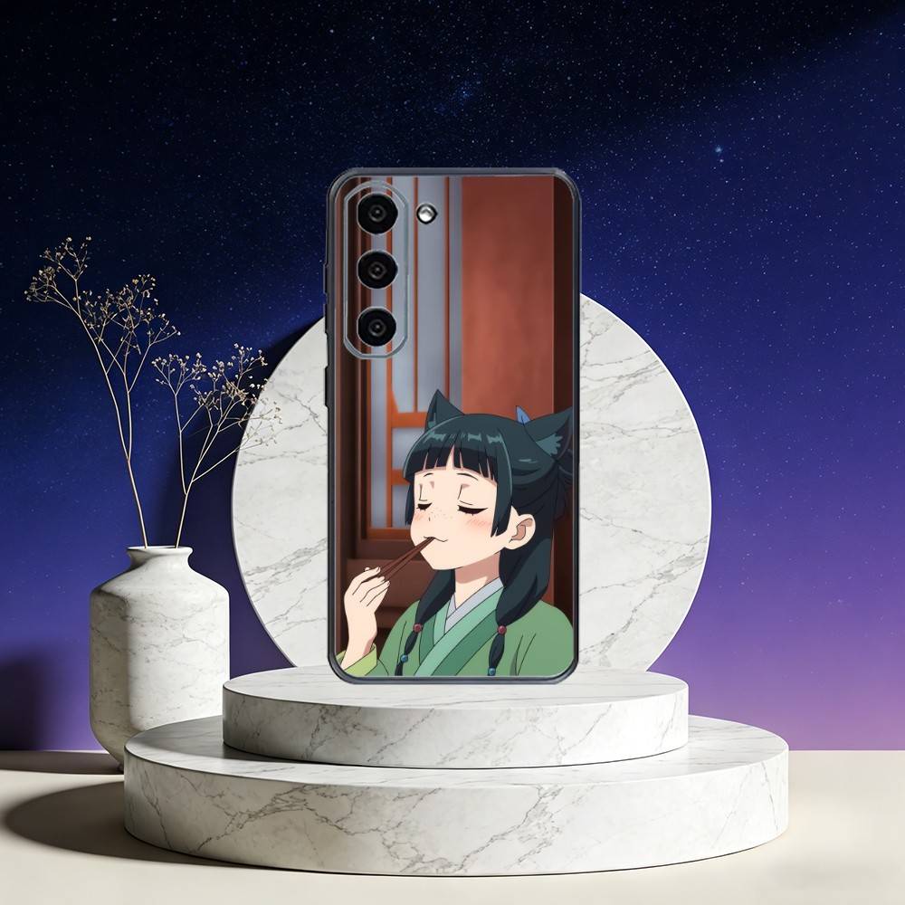 Die Apothekerin D-Tagebücher Maomao Handyhülle Für Samsung Galaxy A73,A72,A71,A70,A53,A52,A51,Andere Weiche Schwarze Hülle