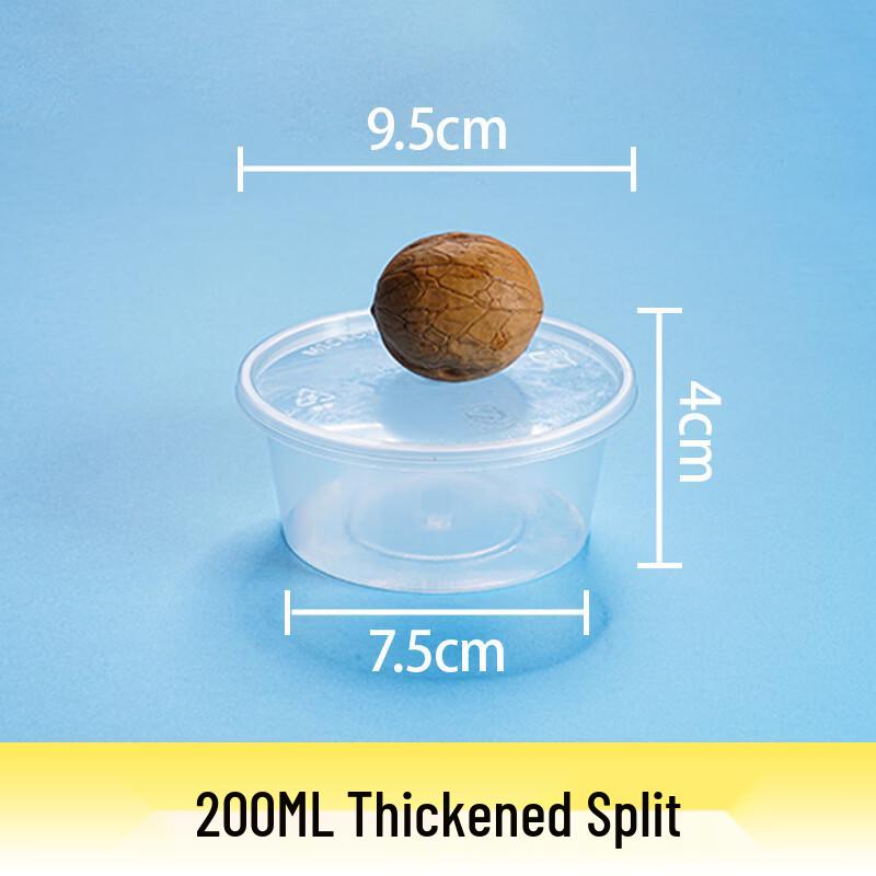 Yipan Disposable PP Meal Prep Bowls with Lids