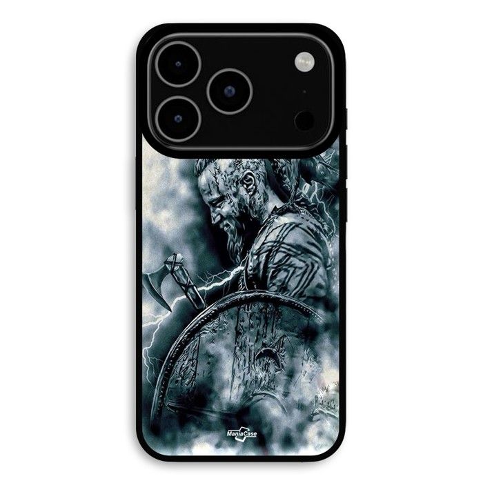 Coque Pour iPhone 17 Pro vikings ragnar lothbrok bouclier corbeau Maniacase