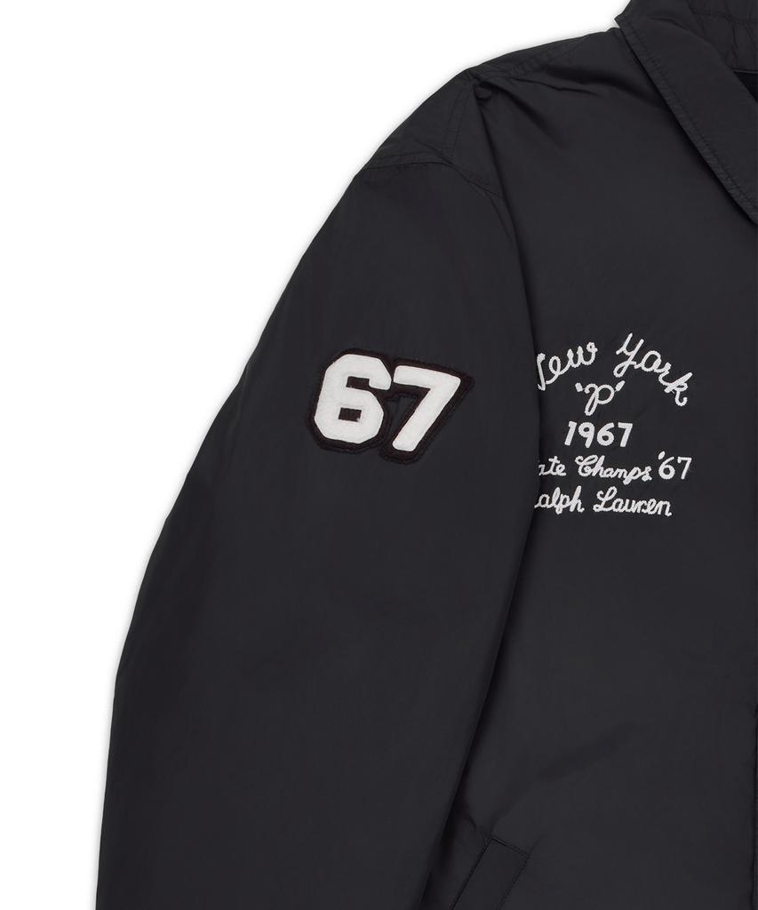 Polo Ralph Lauren [Baseball Capsule] Baseball Patch Coach Jacket - Black