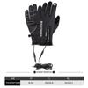 Winter Ski USB Heated Gloves Touch Screen Thermal Gloves Fleece-Lined Windproof Anti-Slip for Cycling Hiking Outdoor Activities