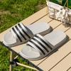 New Unisex Flat Slippers Women Summer EVA Casual Beach Slides Shoes Fashion Stripe Outdoor Sandals Couple Home Bathroom Slippers